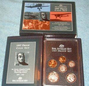 Australian cased Proof sets