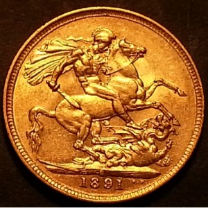 1891S Sovereign