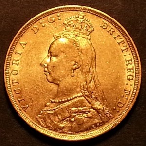 1891S Sovereign Queen Vic