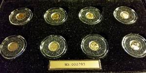 2012 GOLD 8-COIN PROOF SET Australian Miniature